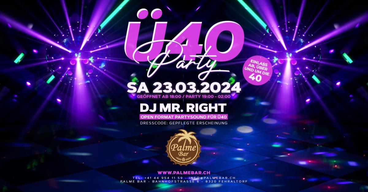 Palme Bar Ü40 Party